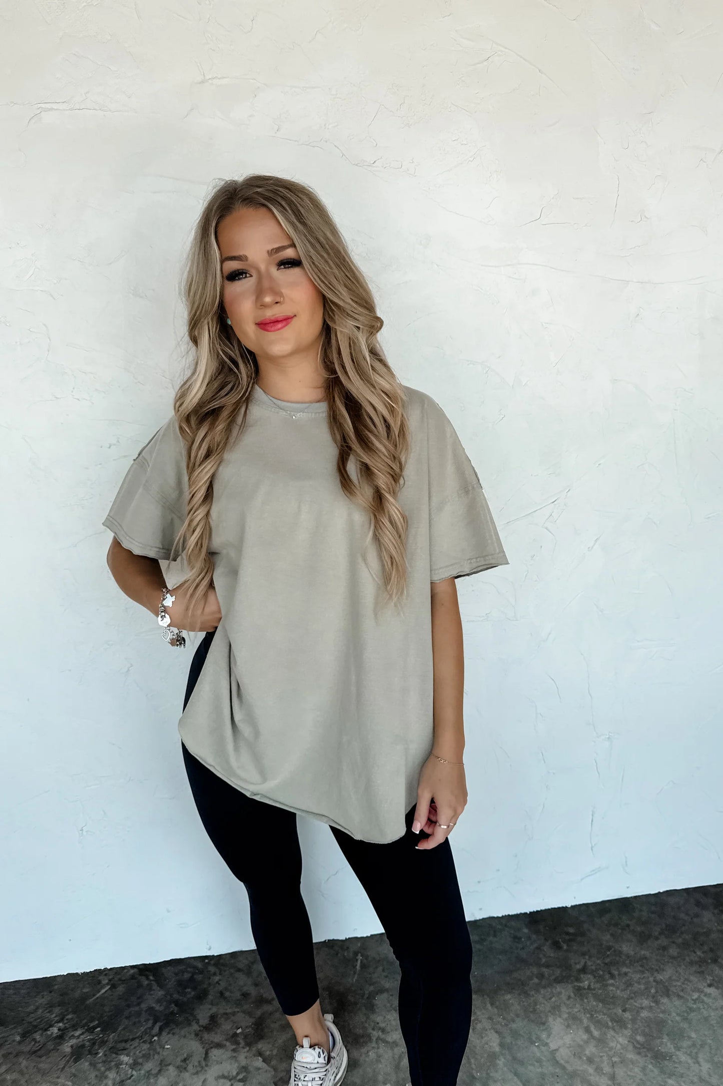 Joey Washed Cotton Boyfriend Tee