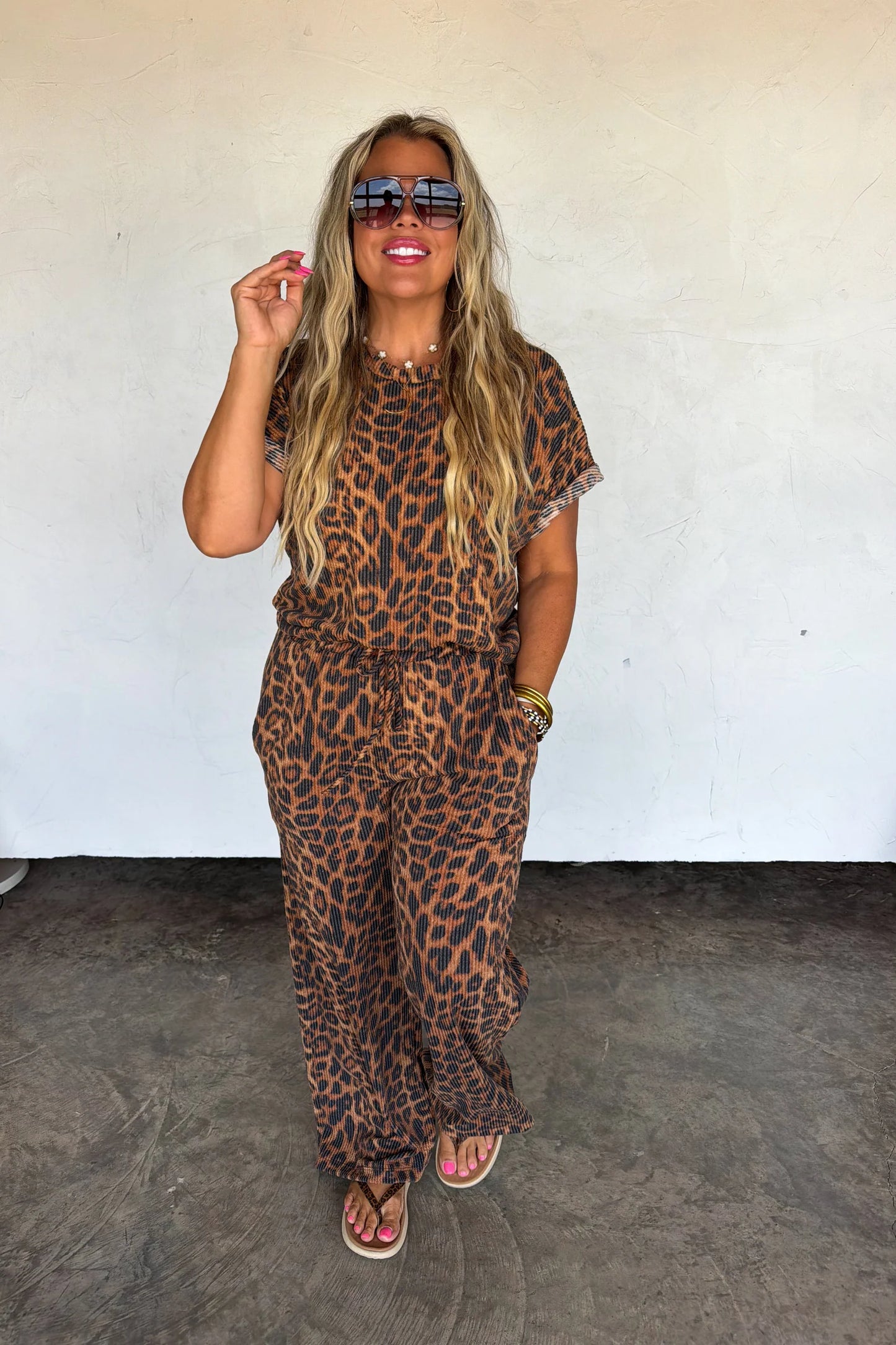 Pre Order: Kelsey Cheetah Pant Set