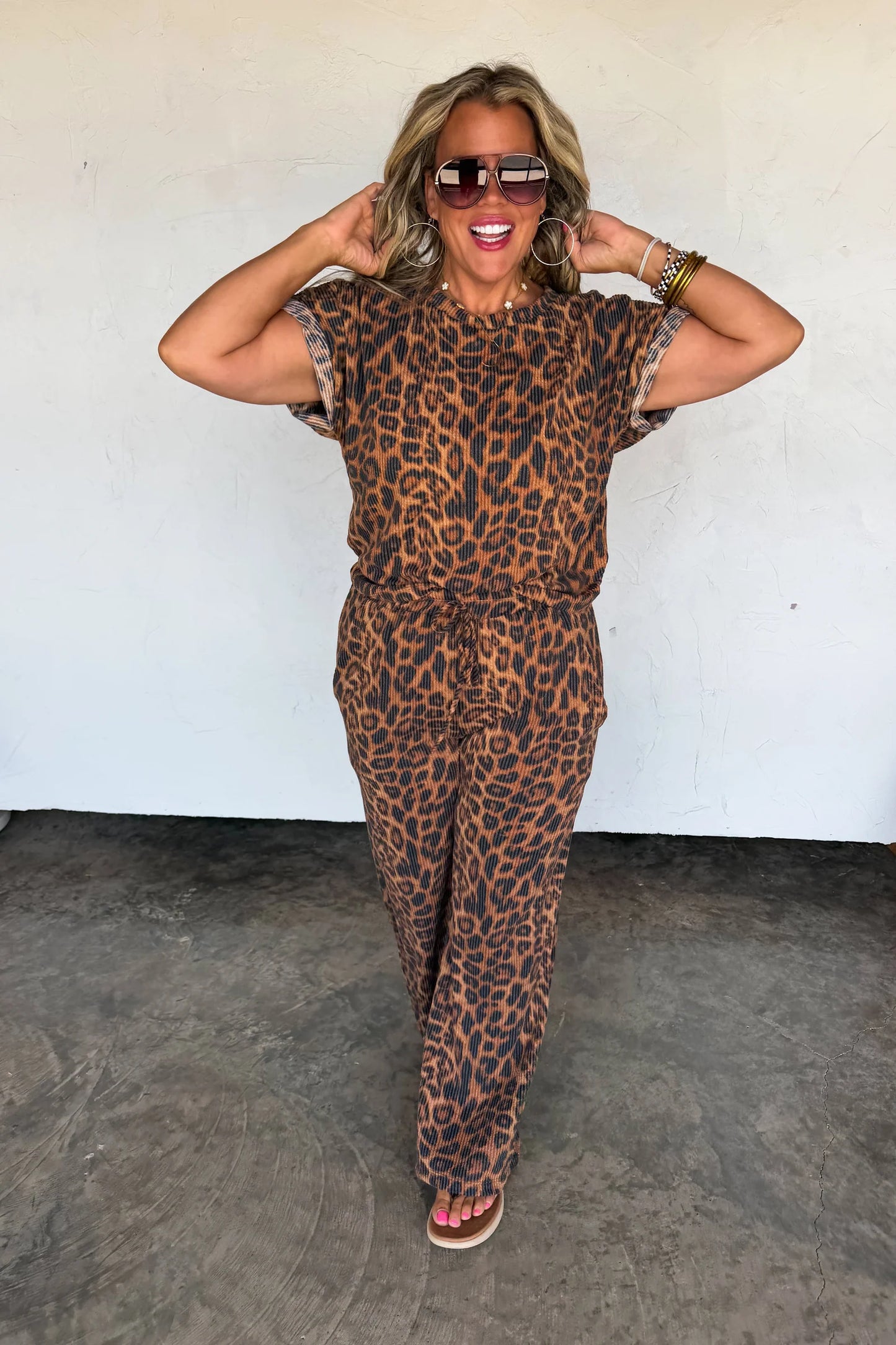 Pre Order: Kelsey Cheetah Pant Set