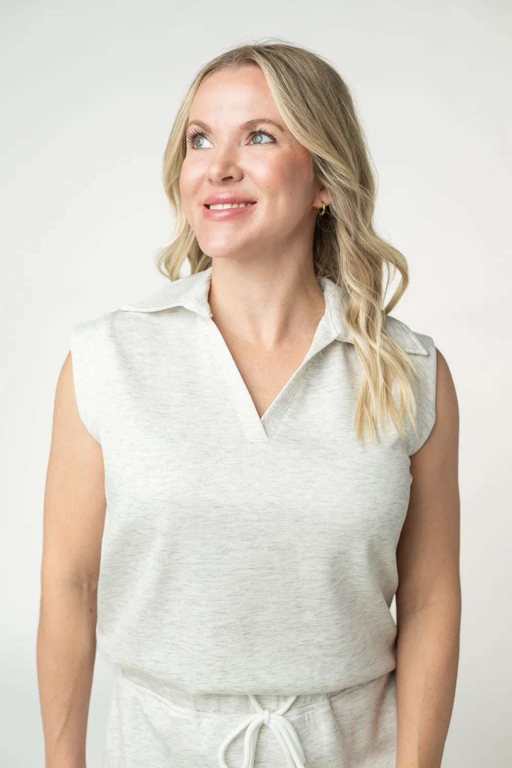 Heathered Neutral Luxe Tank/Skort Set
