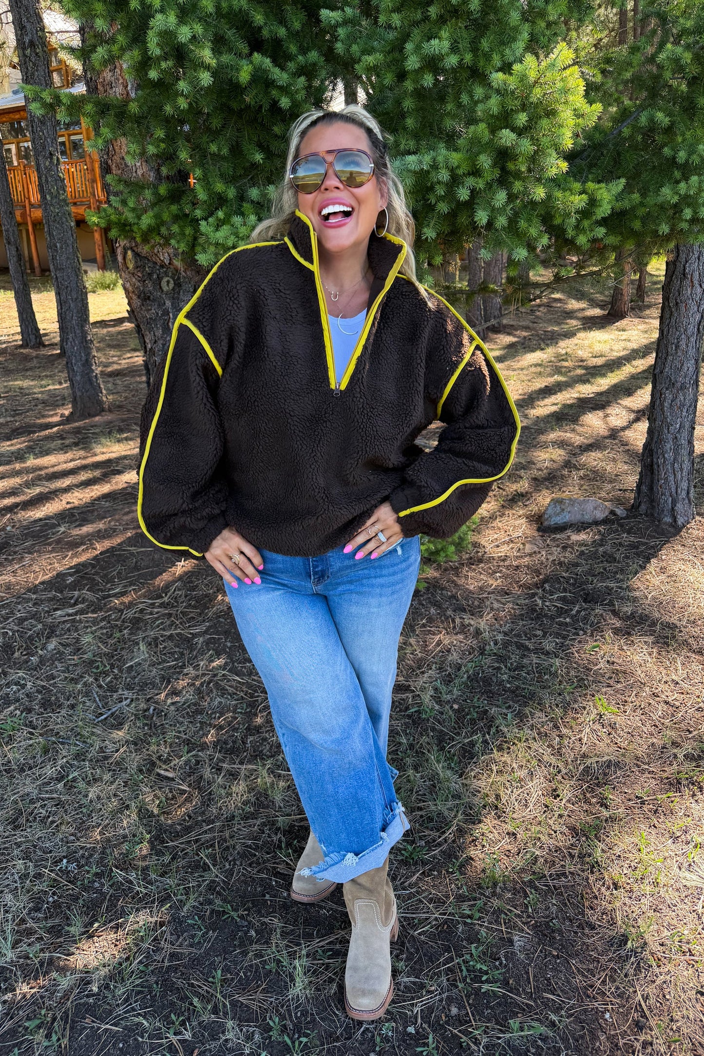 PRE ORDER: After Sunset Quarter Knit Pullover