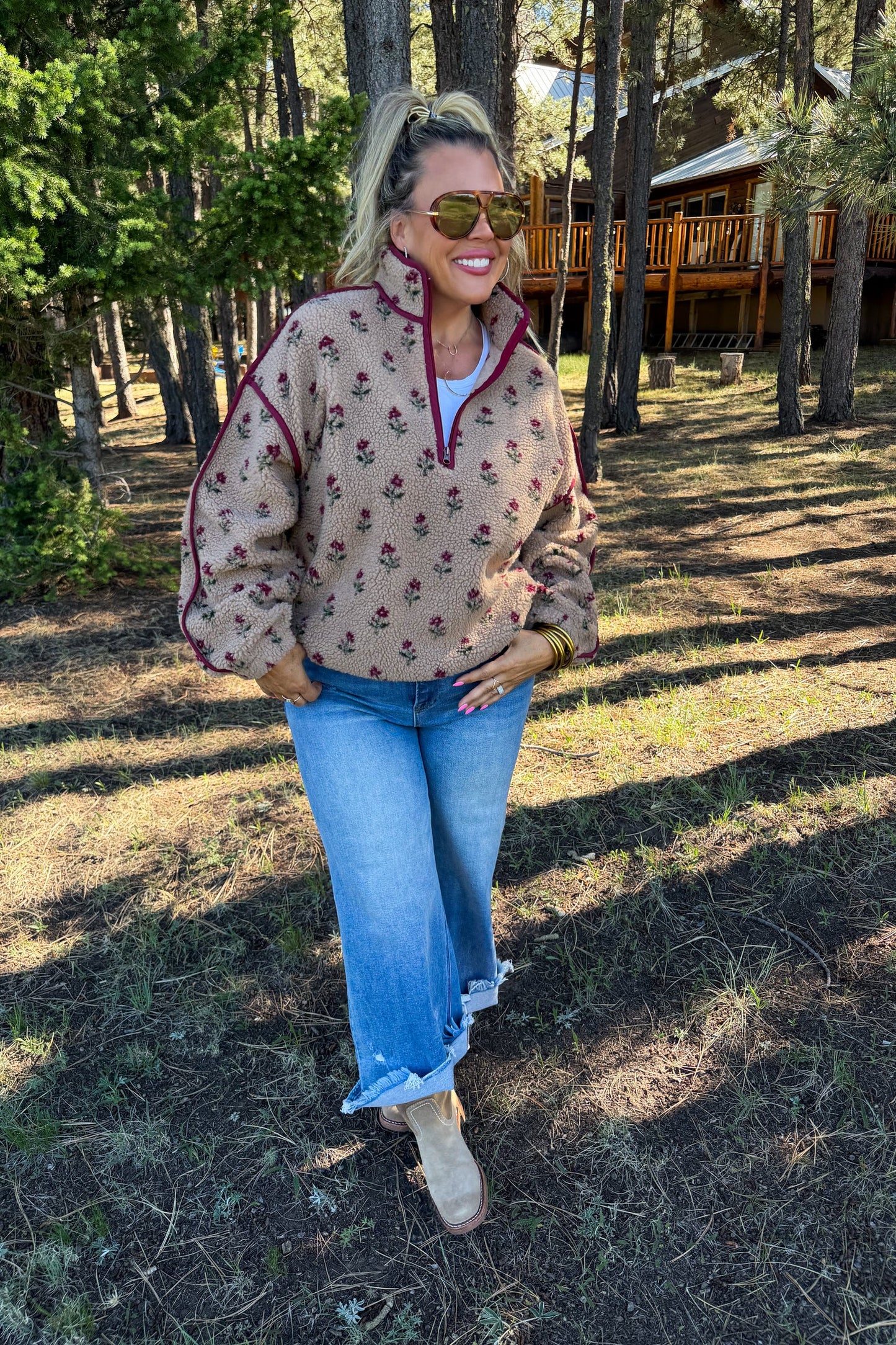 PRE ORDER: After Sunset Quarter Knit Pullover