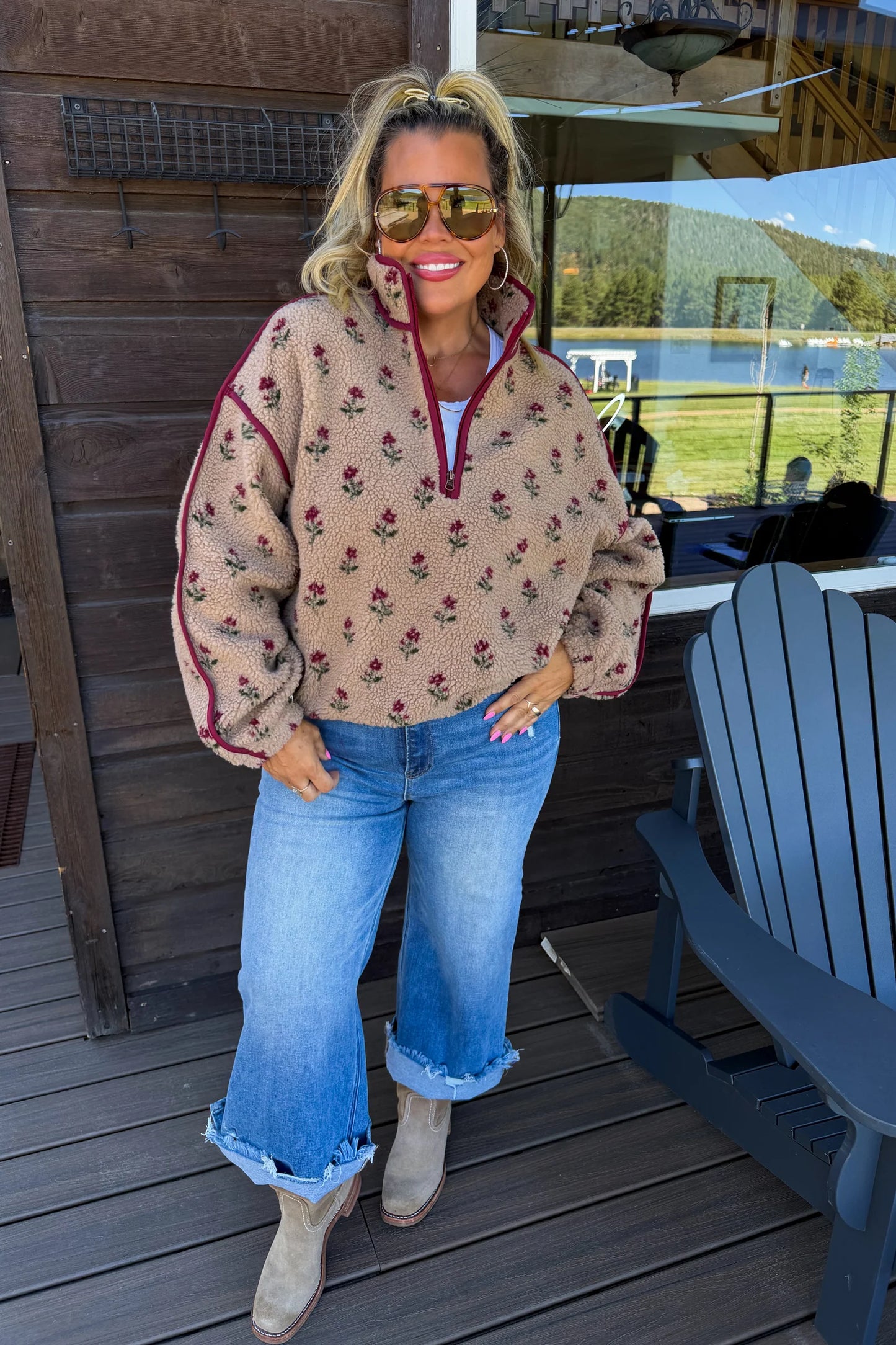 PRE ORDER: After Sunset Quarter Knit Pullover