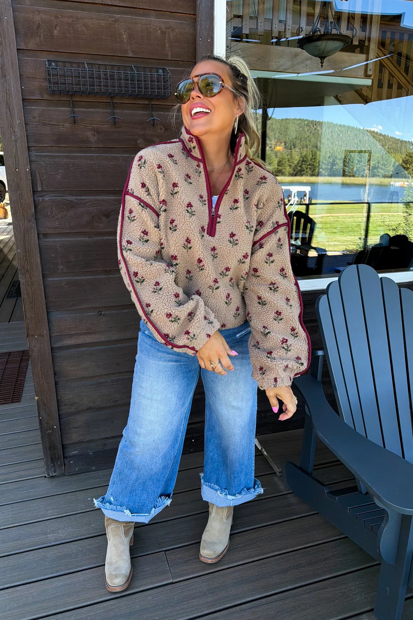 PRE ORDER: After Sunset Quarter Knit Pullover