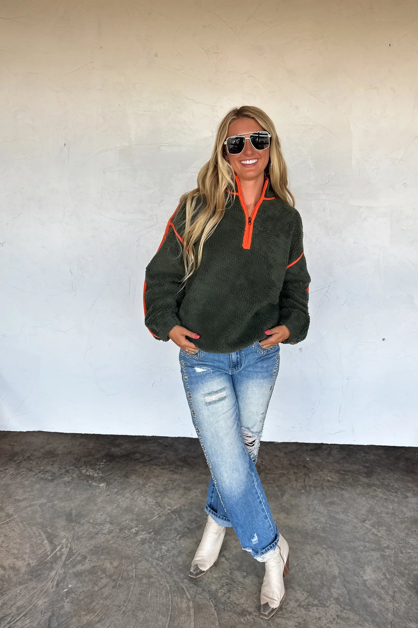 PRE ORDER: After Sunset Quarter Knit Pullover