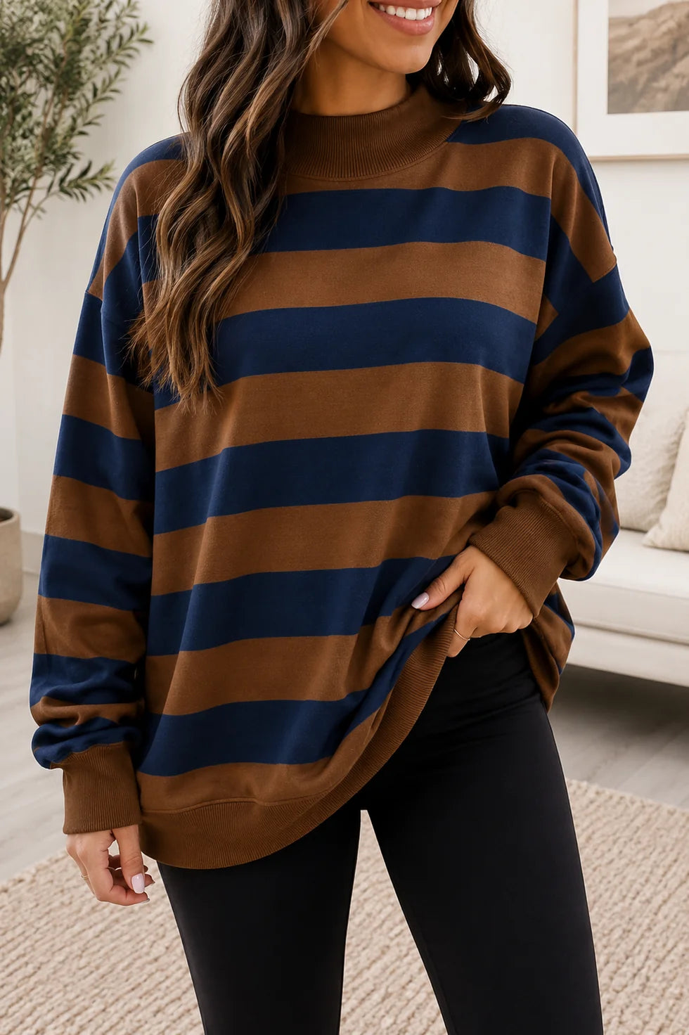 DEAL OF THE DAY - PRE ORDER - Stripe Color block pullover