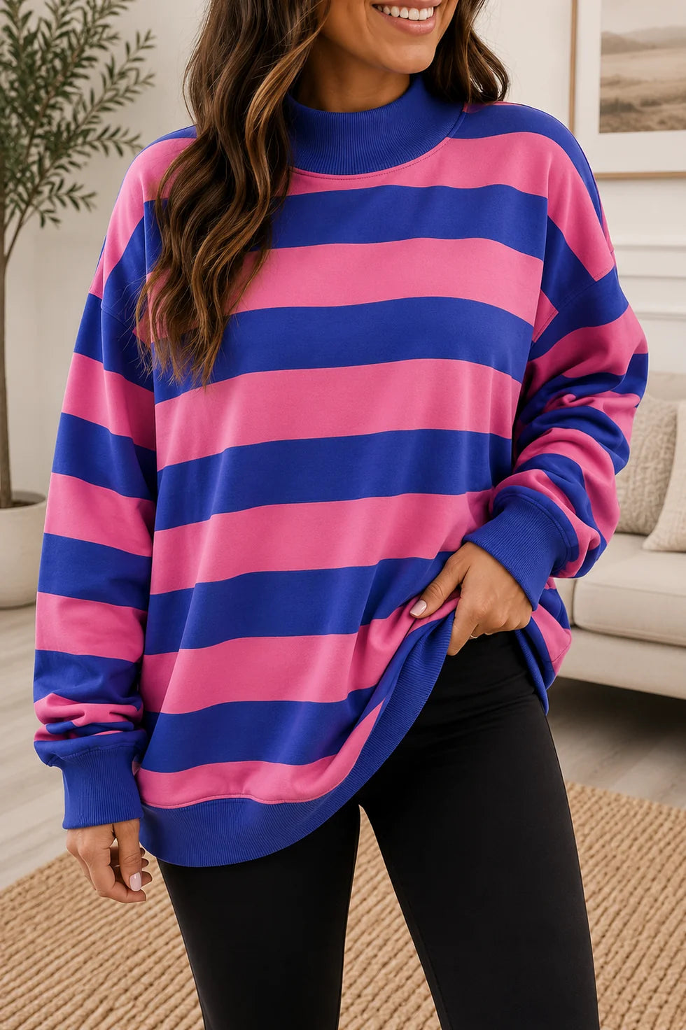 DEAL OF THE DAY - PRE ORDER - Stripe Color block pullover