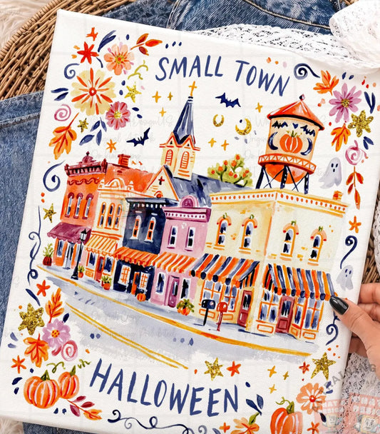 Small Town Halloween Graphic Tee or Sweatshirt