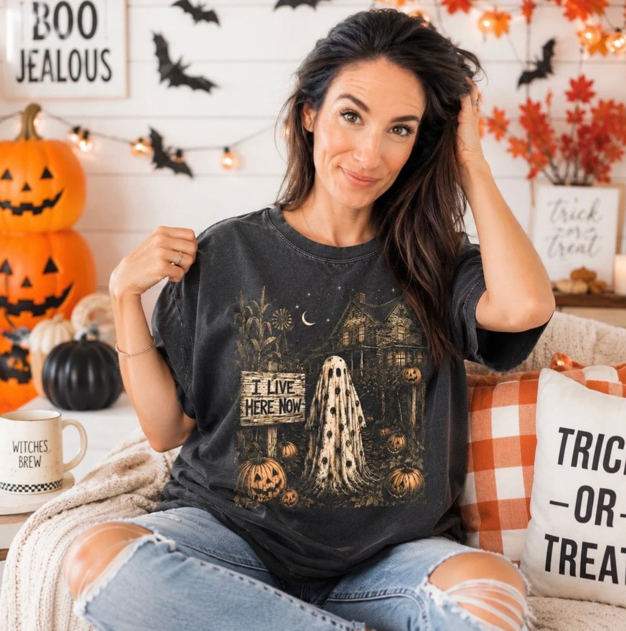 I Live Here Now Graphic Tee