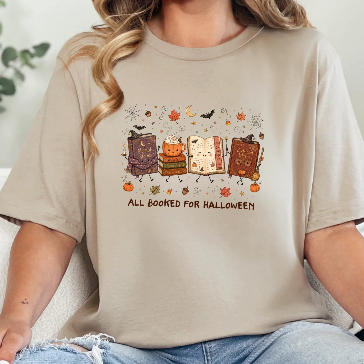 Booked for Halloween Graphic Tee - 3 colors