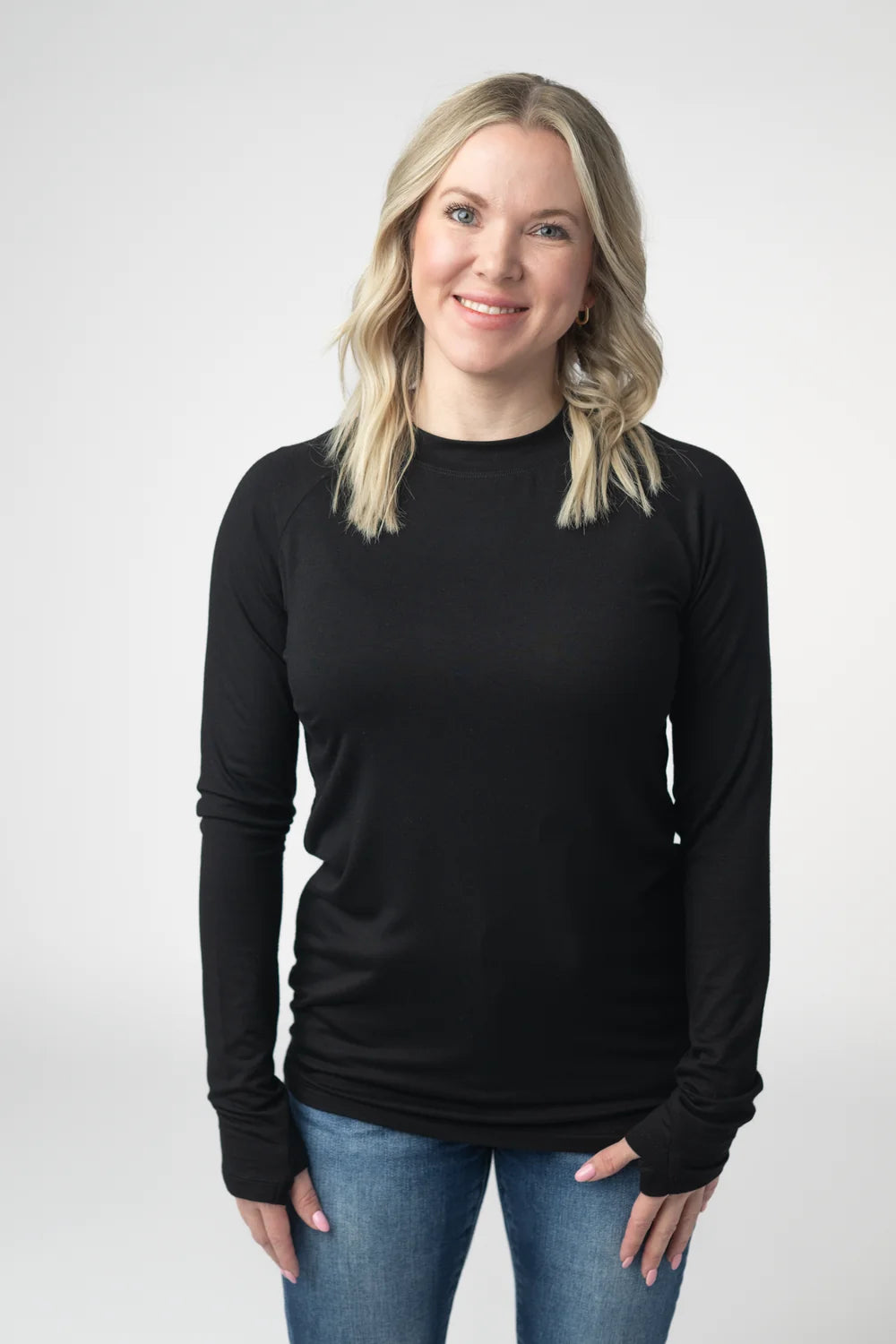 Black Long Sleeve Top