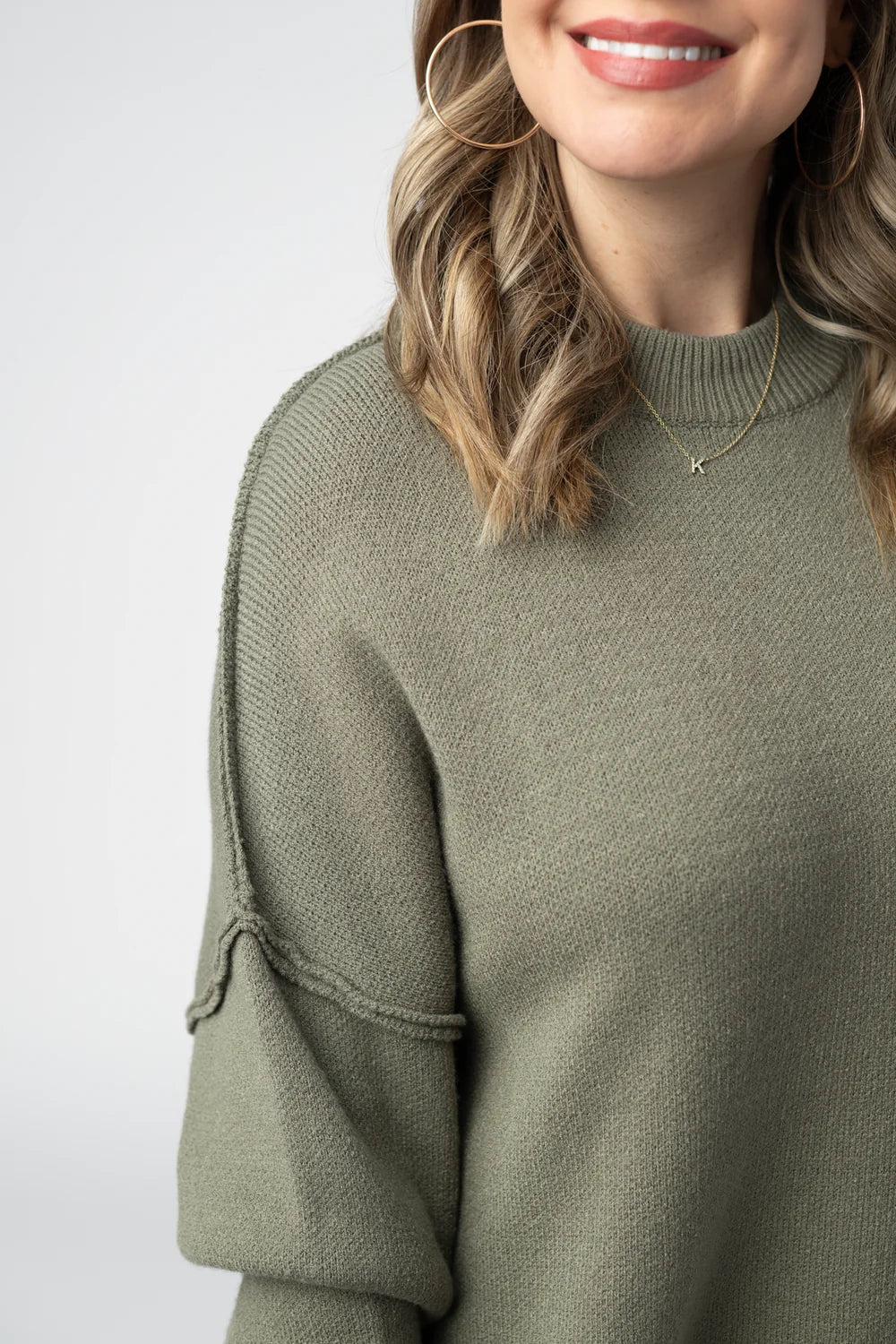 Light Ivory Cozy Long Sleeve Sweater