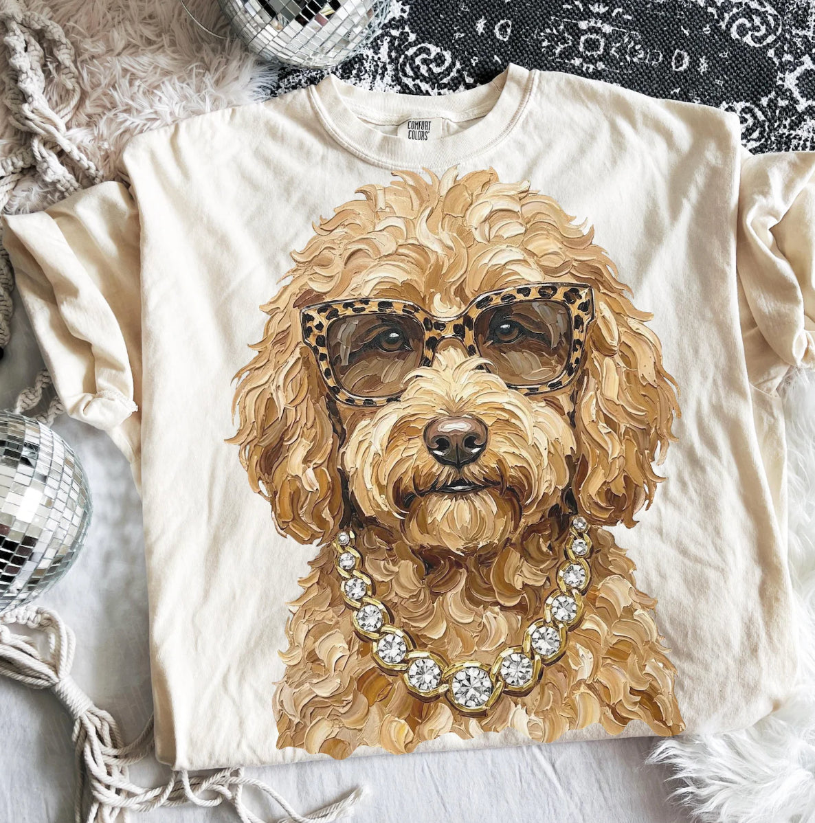 Ivory Boujee Doodle Graphic Tee or Sweatshirt