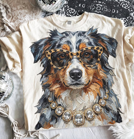Ivory Boujee Aussie Graphic Tee or Sweatshirt