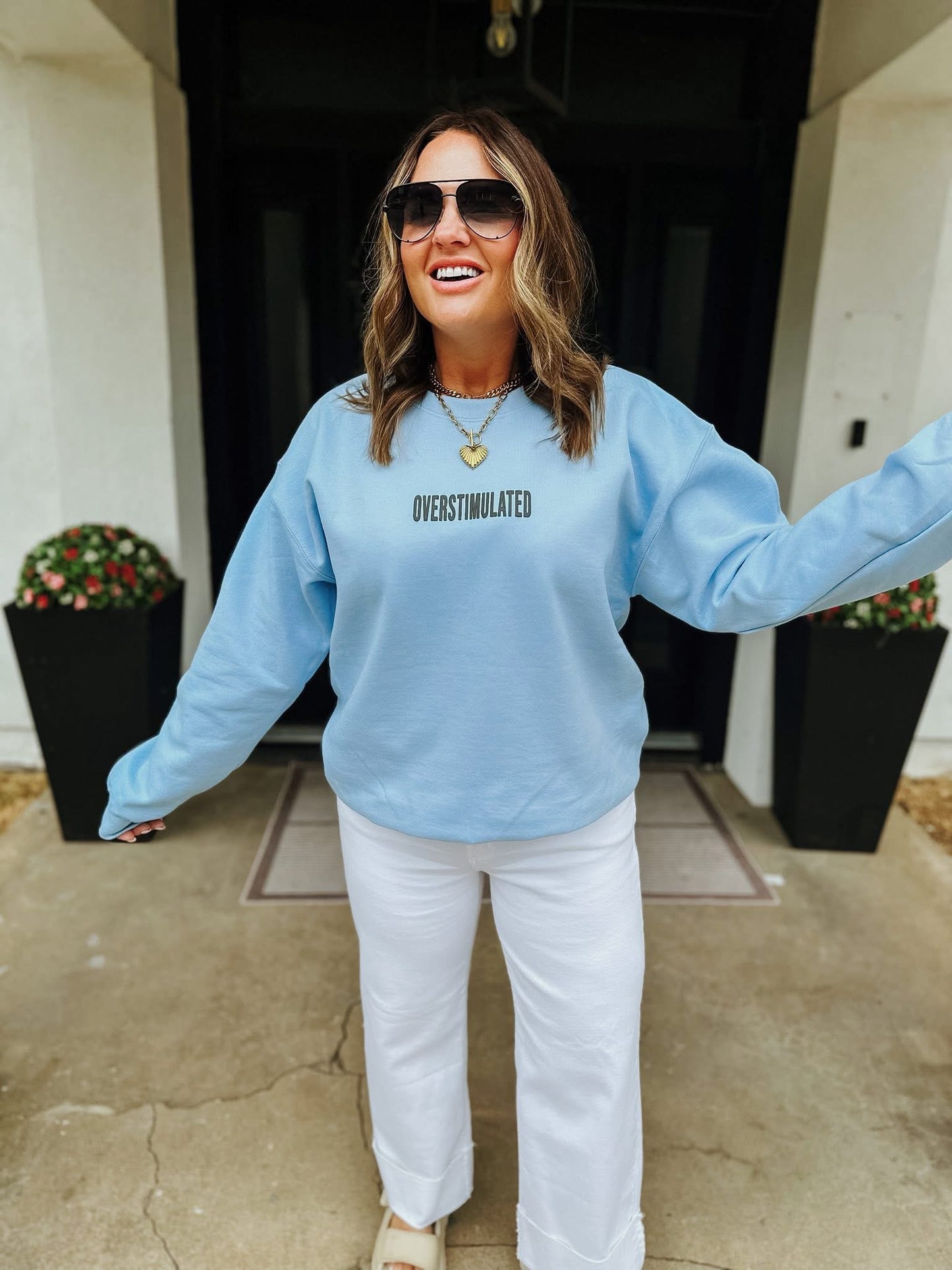 Overstimulated Graphic Sweatshirt