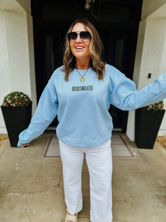 Overstimulated Graphic Sweatshirt