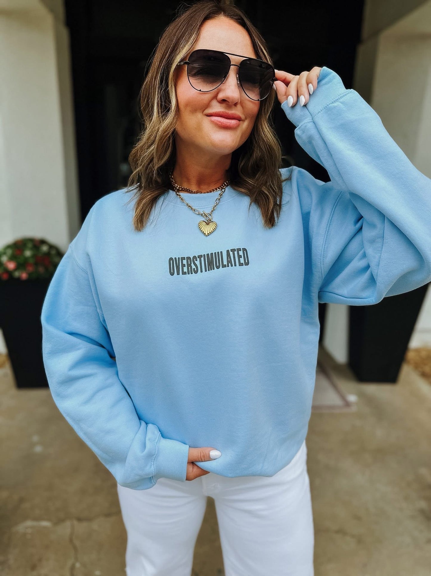 Overstimulated Graphic Sweatshirt