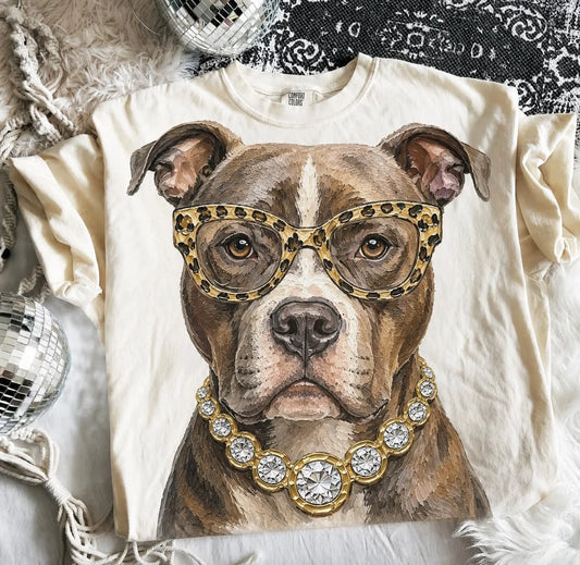 Ivory Boujee Pitty Graphic Tee or Sweatshirt