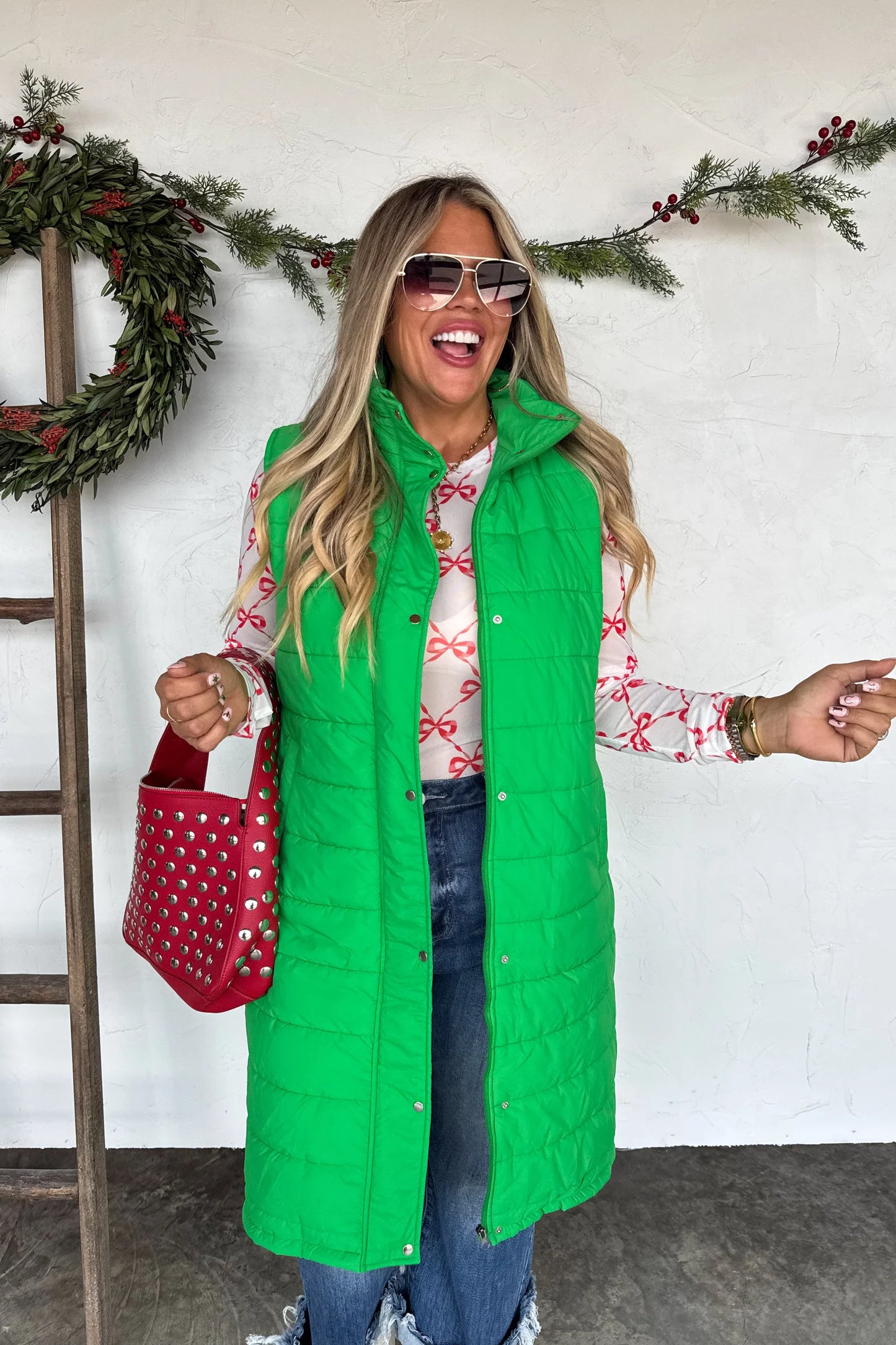 Pre Order: Kendall Long Puffer Vest