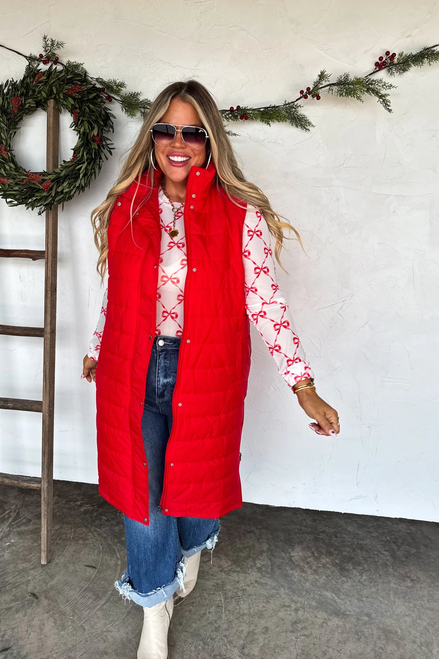 Pre Order: Kendall Long Puffer Vest