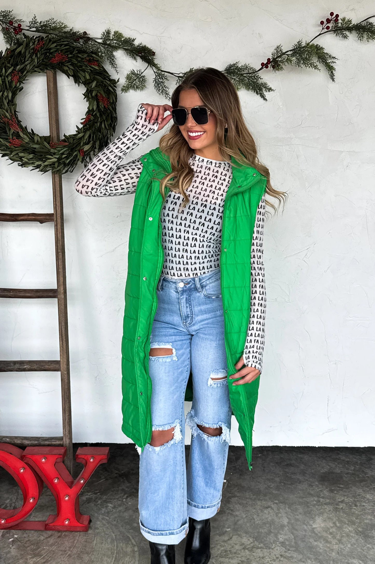 Pre Order: Kendall Long Puffer Vest
