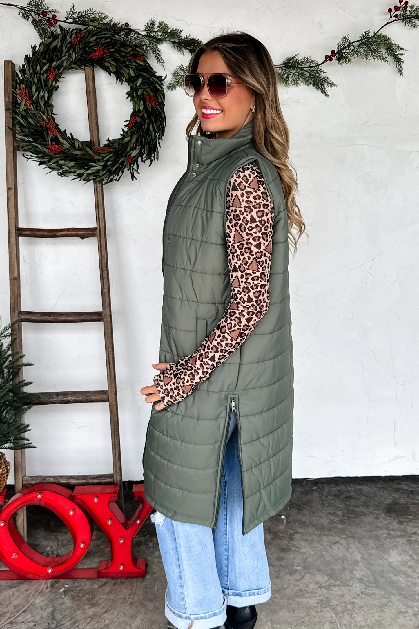 Pre Order: Kendall Long Puffer Vest