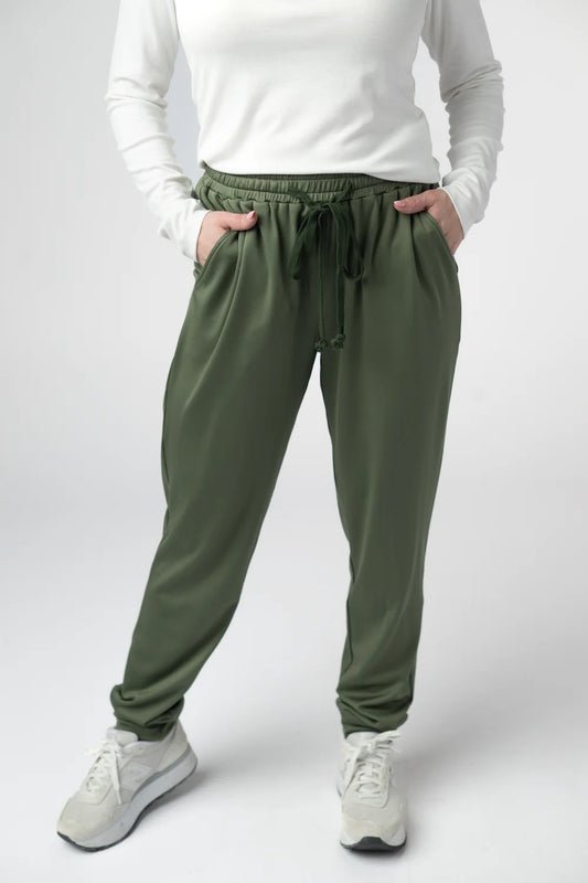Olive Cloud Joggers