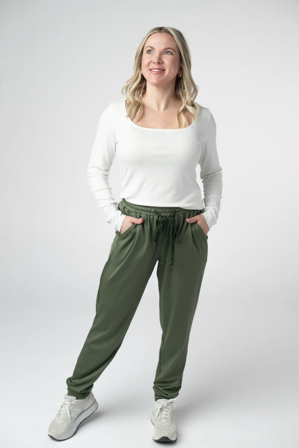 Olive Cloud Joggers