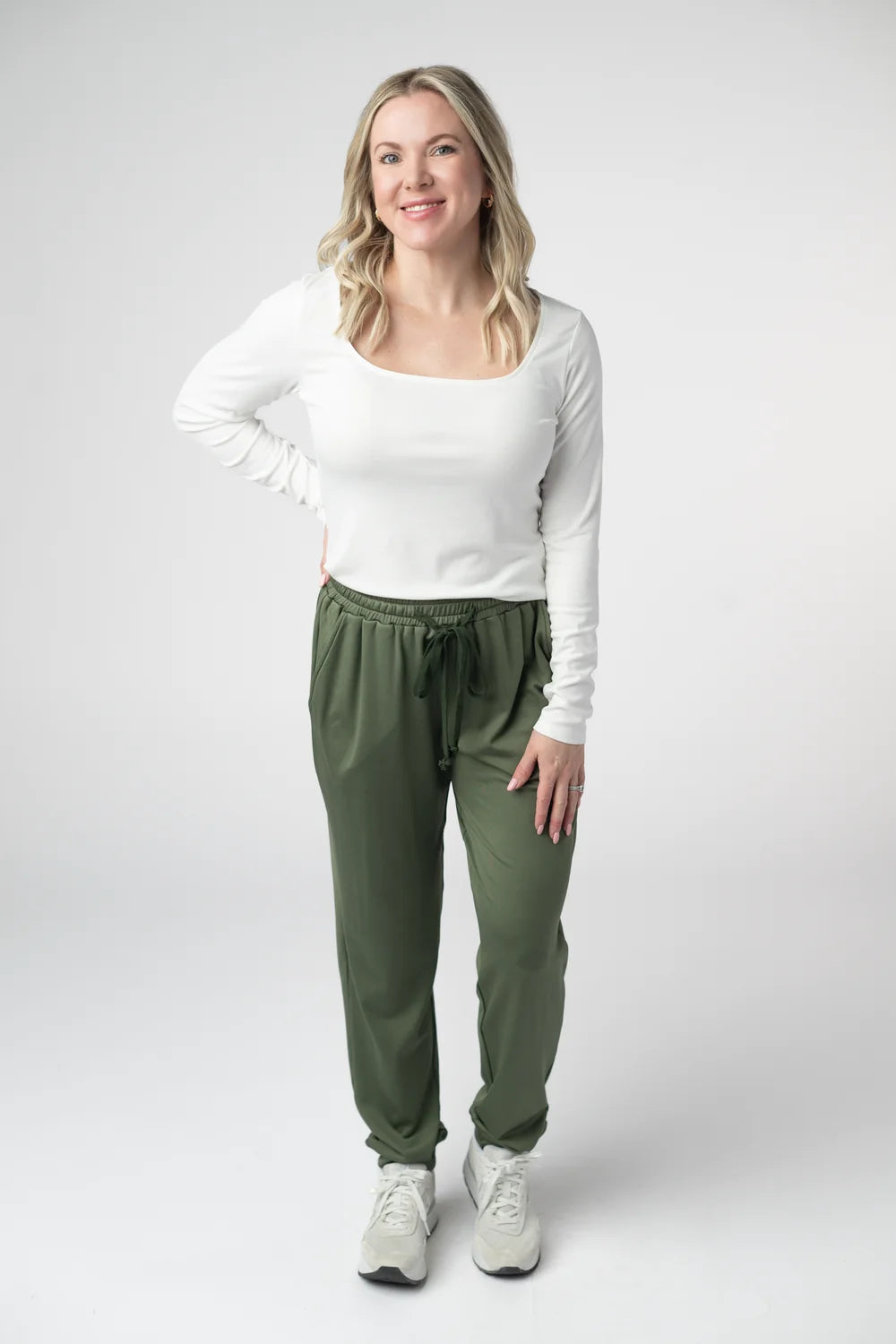Olive Cloud Joggers