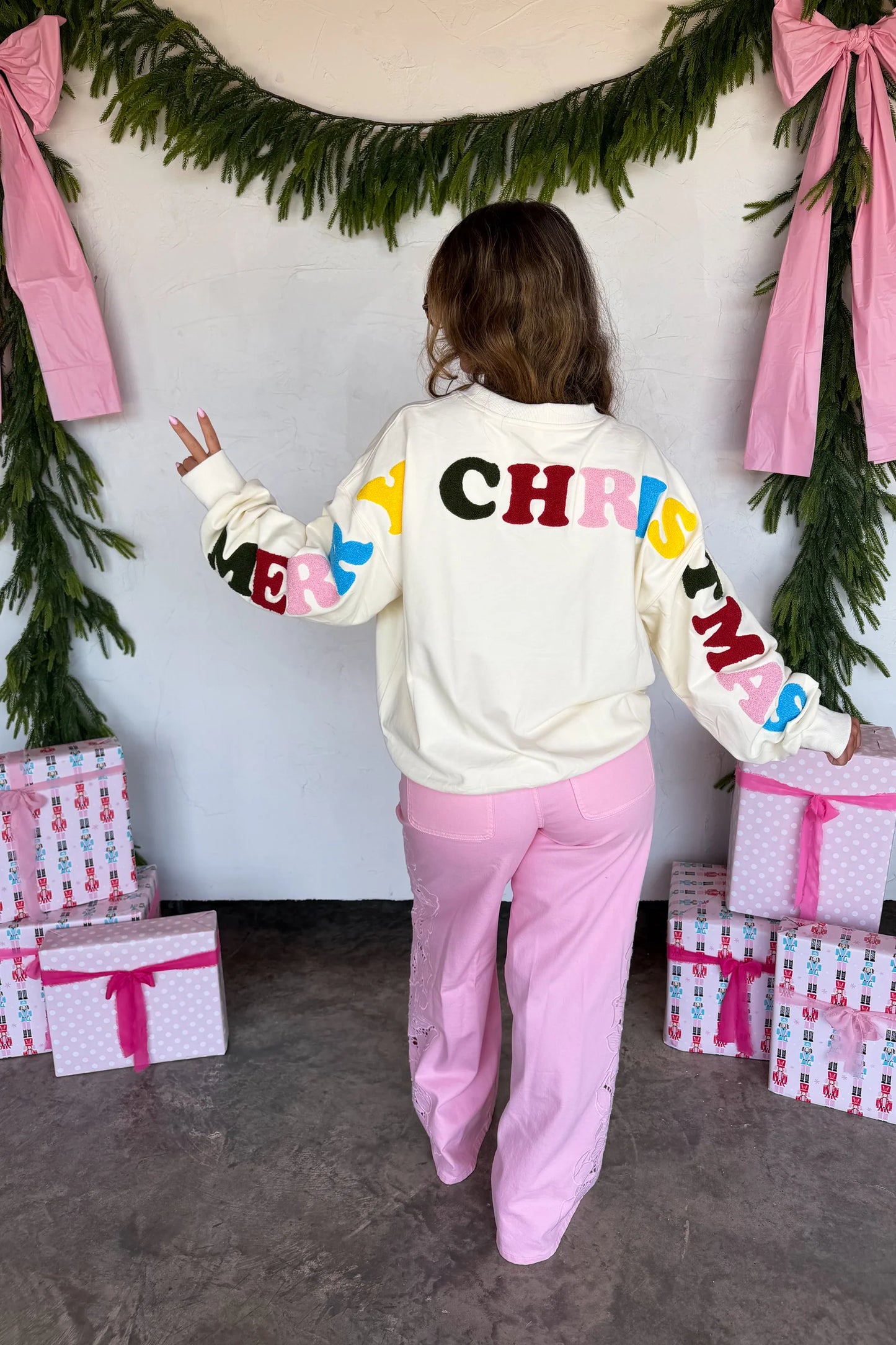 PRE ORDER: Merry Message Sweatshirt