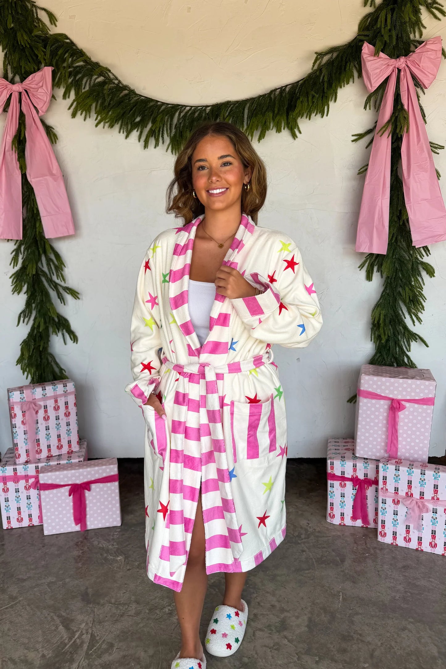 PRE ORDER: Holiday at Home Robe