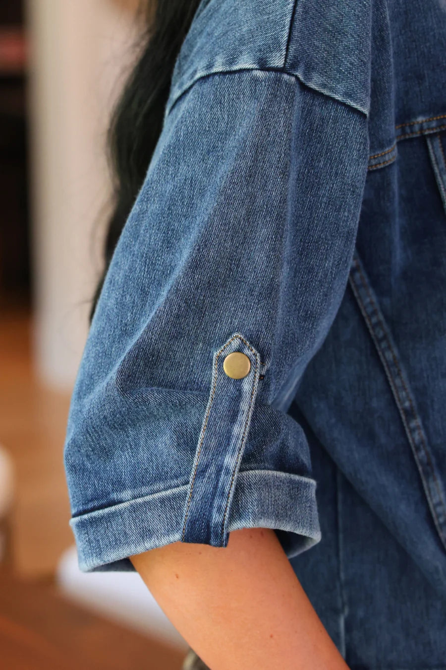 PRE ORDER: Refined Denim Bomber Jacket