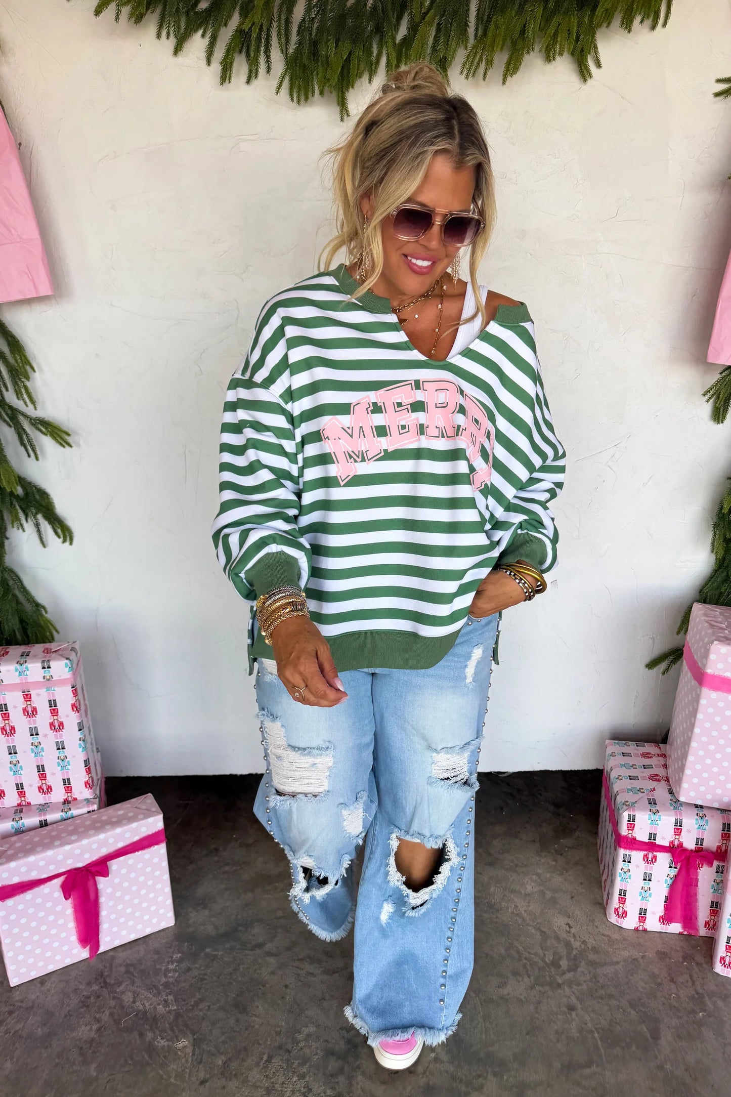 PRE ORDER: Jolly & Merry Oversized Pullover