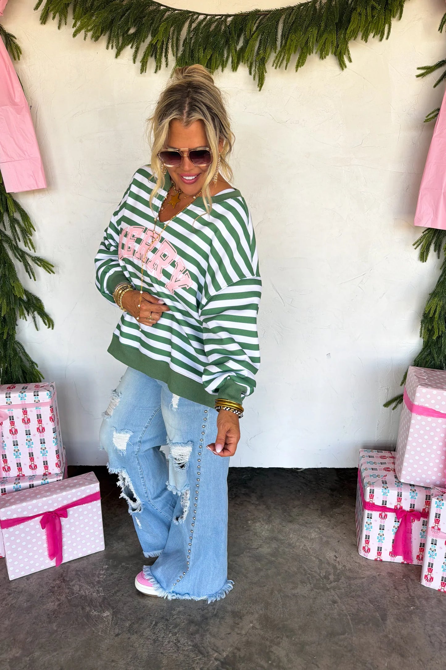 PRE ORDER: Jolly & Merry Oversized Pullover