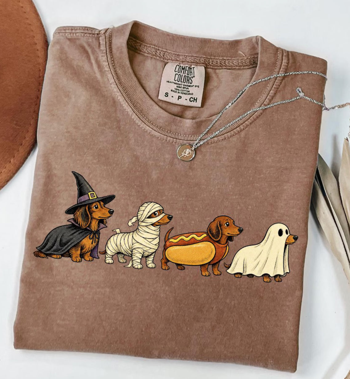 Halloweenie Costume Graphic Tee or Sweatshirt