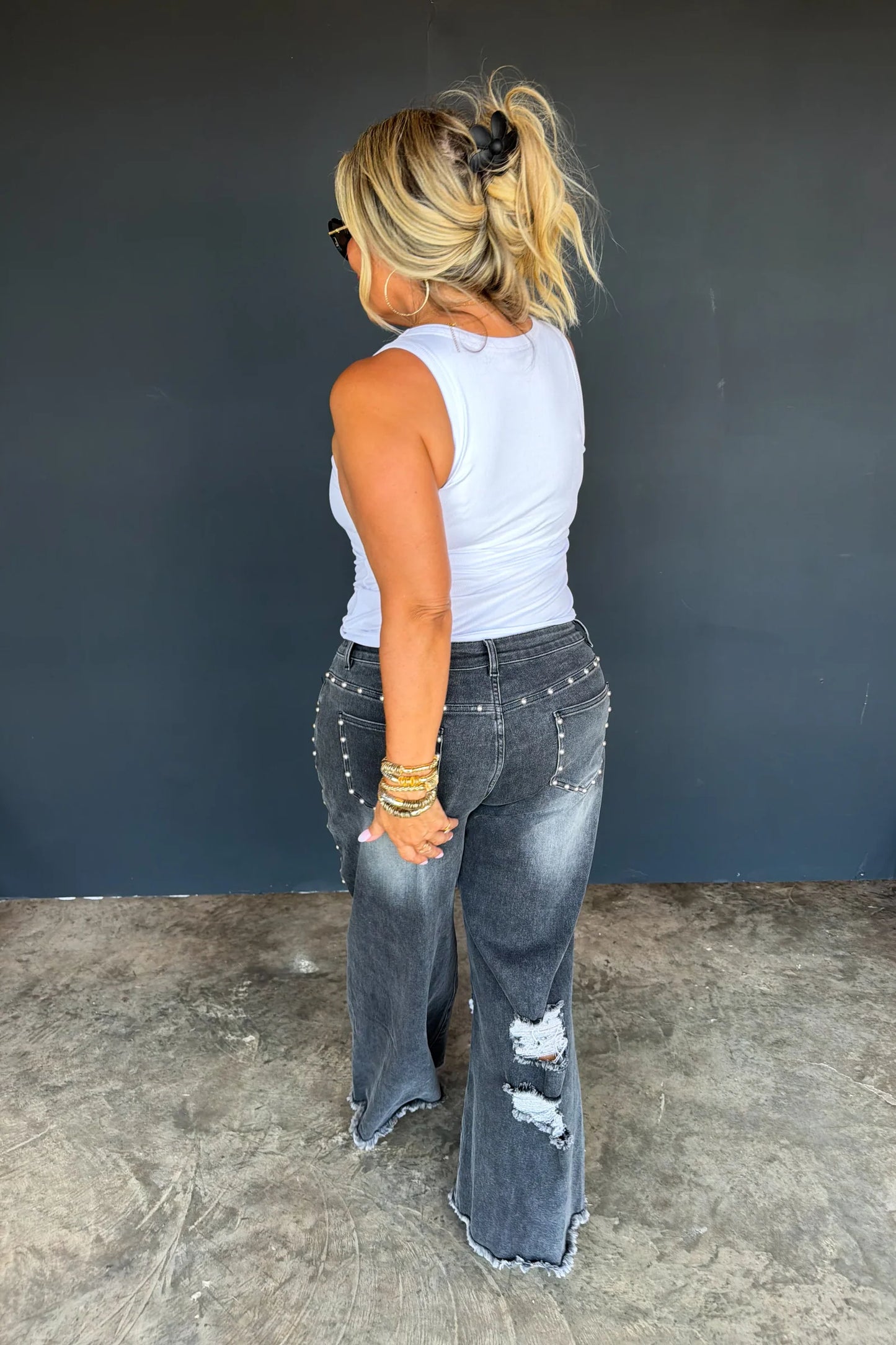 Pre order: Off The Grid Studded Jeans