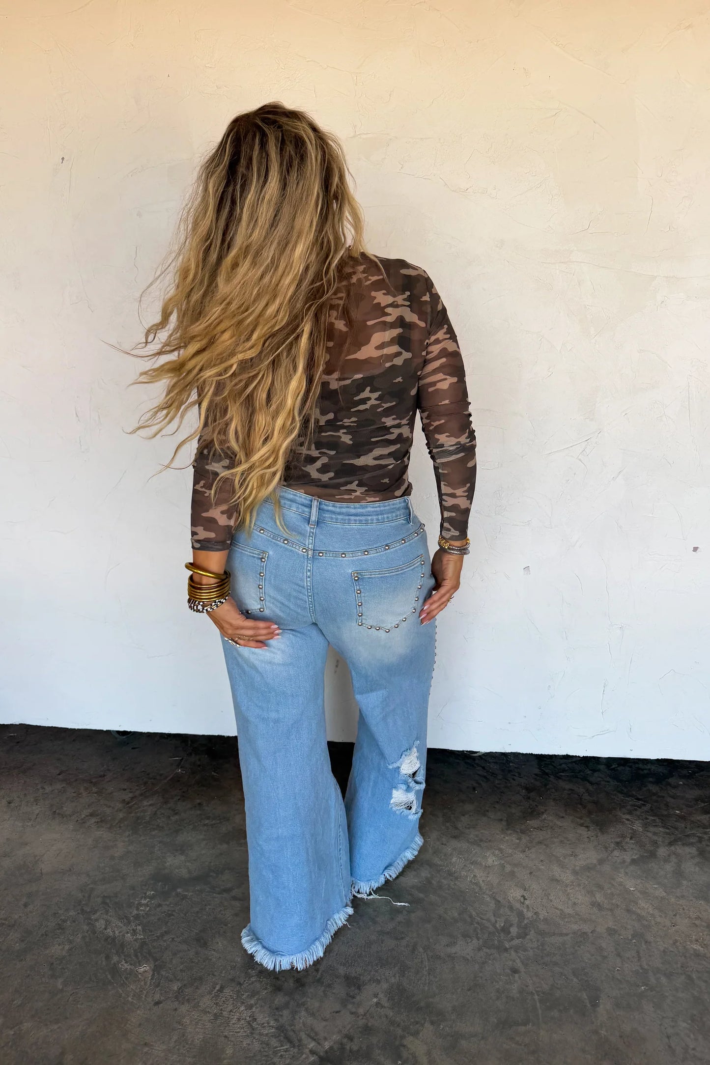 Pre order: Off The Grid Studded Jeans