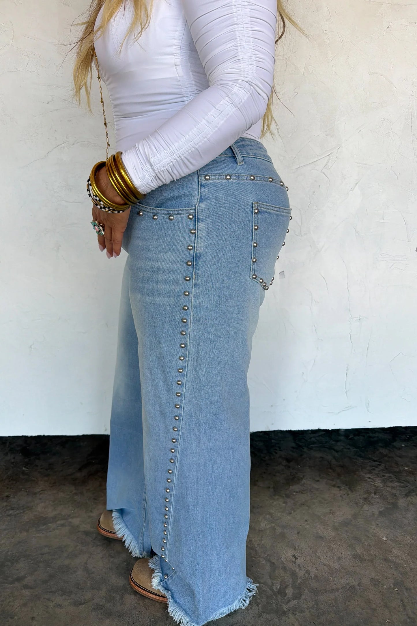 Pre order: Off The Grid Studded Jeans