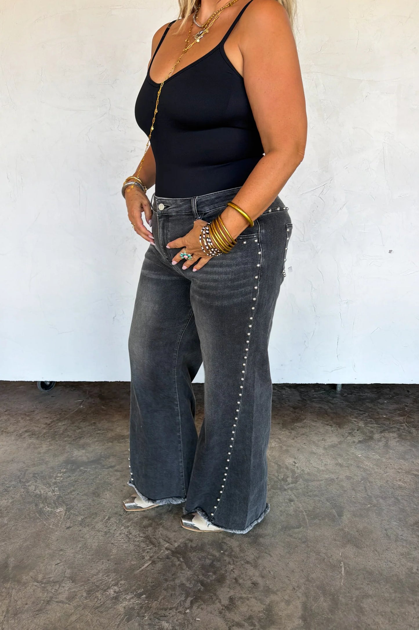 Pre order: Off The Grid Studded Jeans