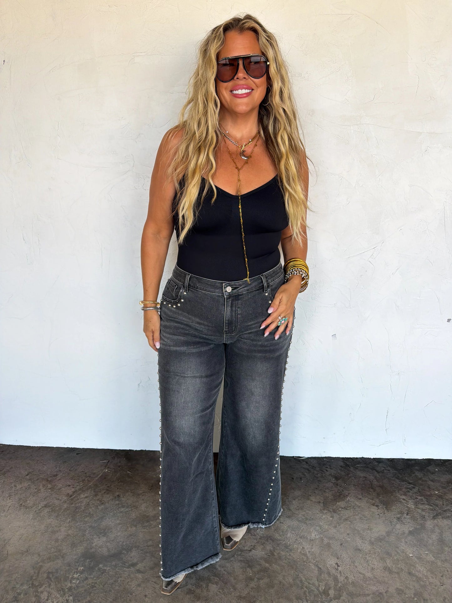 Pre order: Off The Grid Studded Jeans