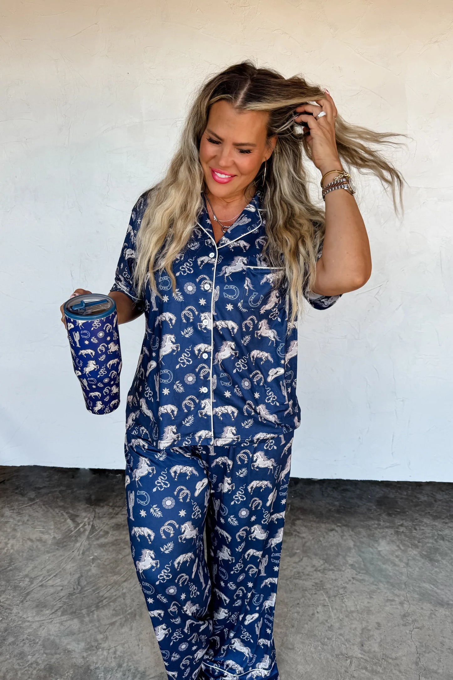 Pre Order: Rodeo Sky Luxe PJ Set