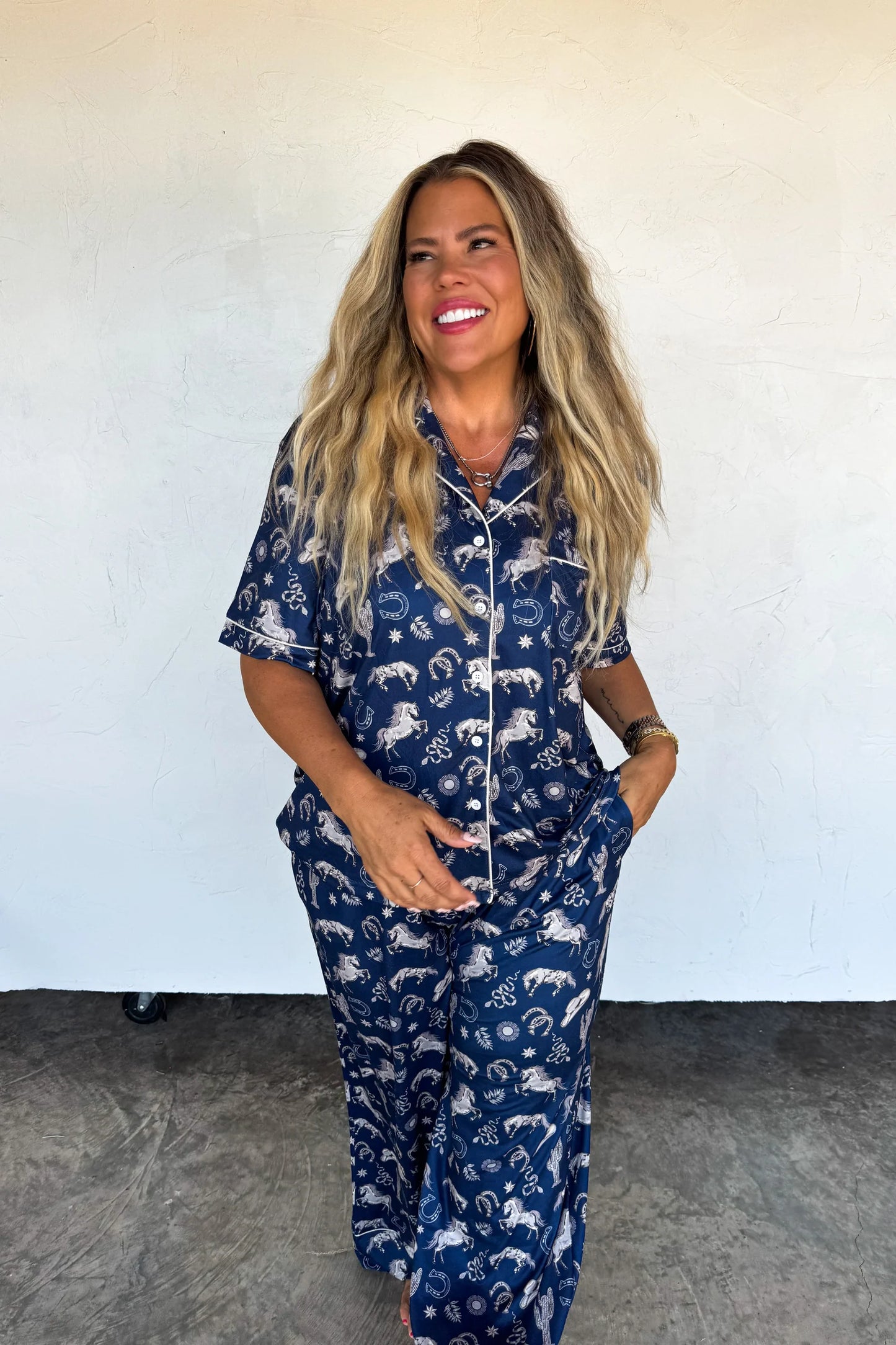 Pre Order: Rodeo Sky Luxe PJ Set