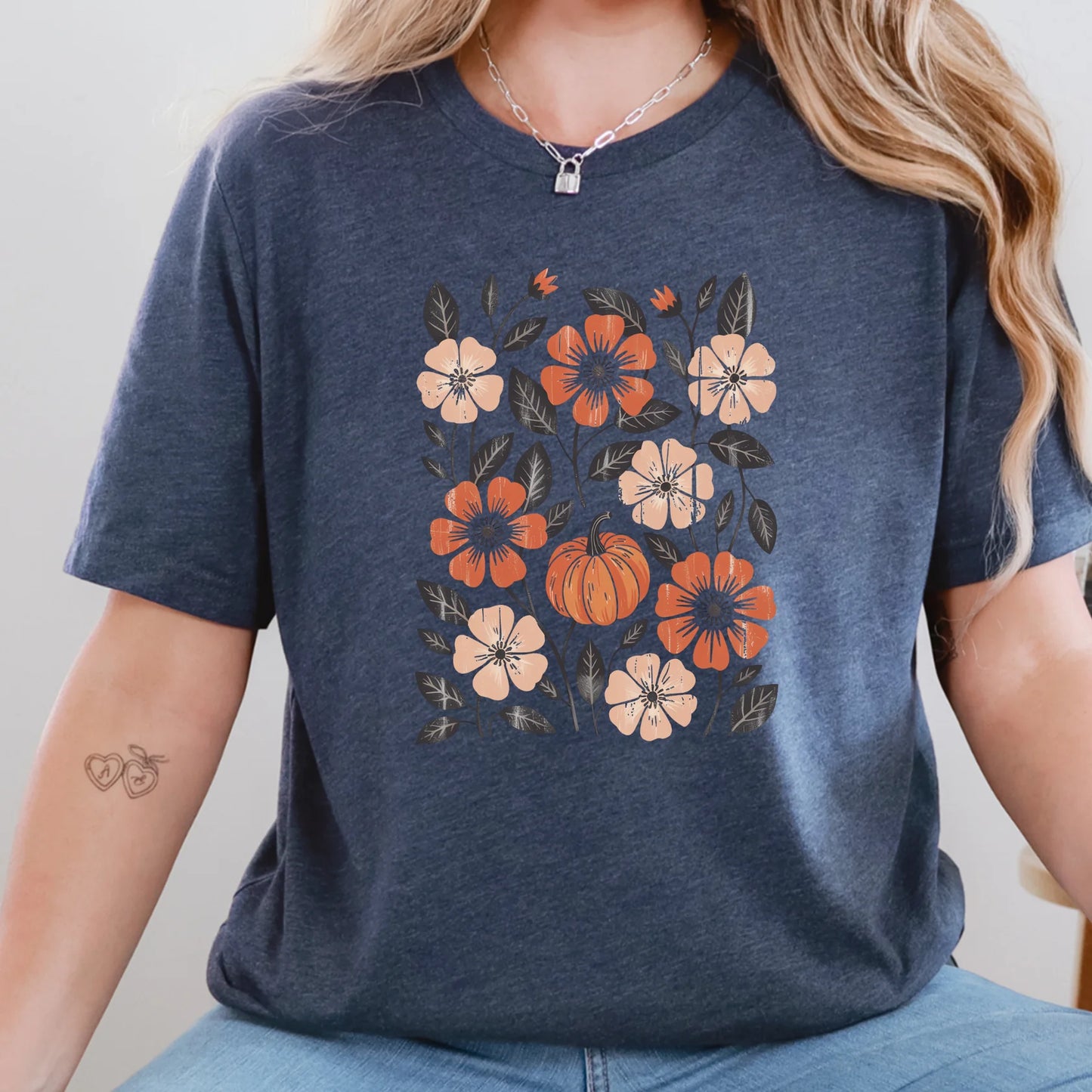 Boho Floral Fall Graphic Tee - 3 color options