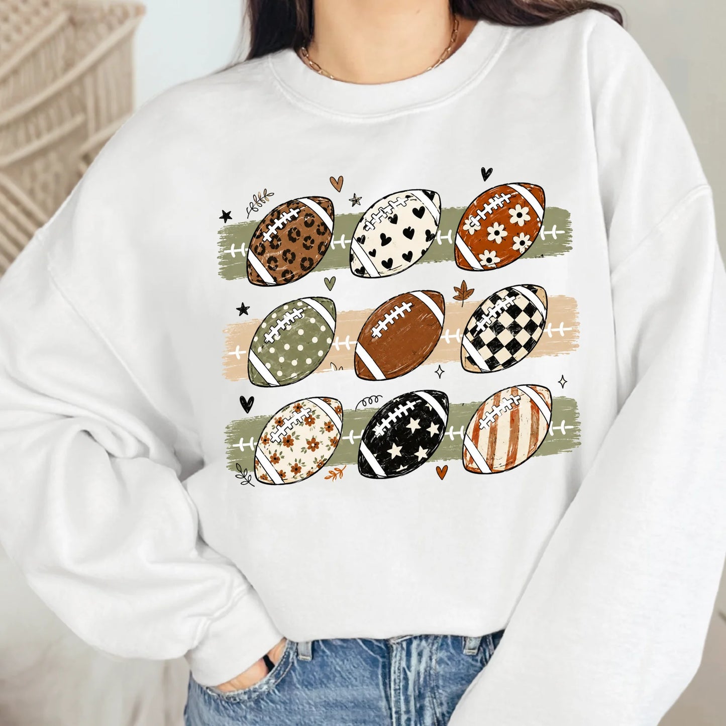 Football Grid Sweatshirt - 3 color options