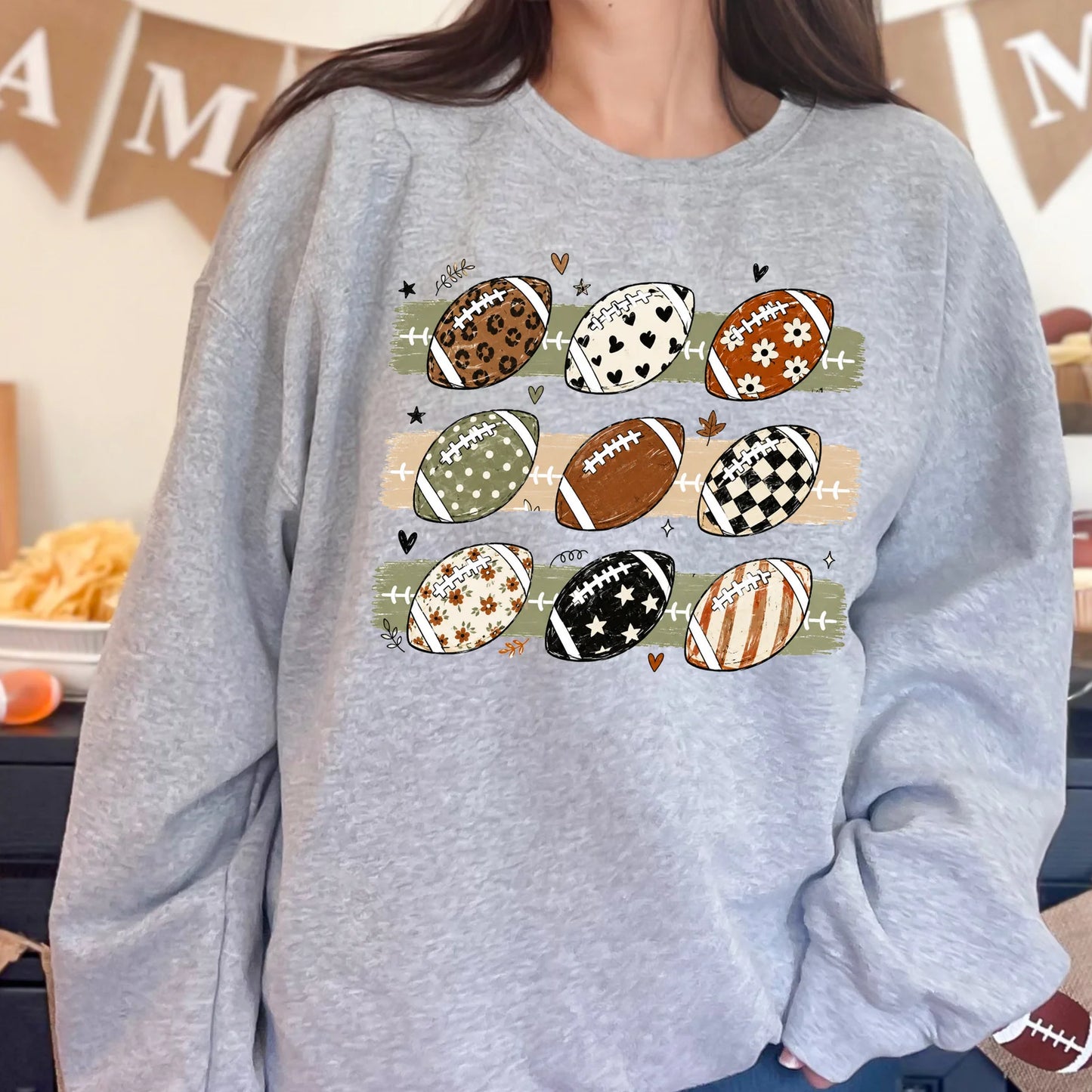 Football Grid Sweatshirt - 3 color options