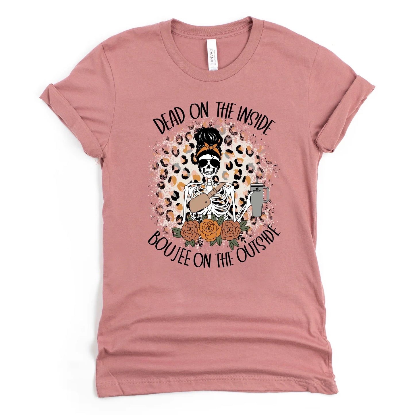 Dead inside Boujee outside Graphic Tee - 3 colors