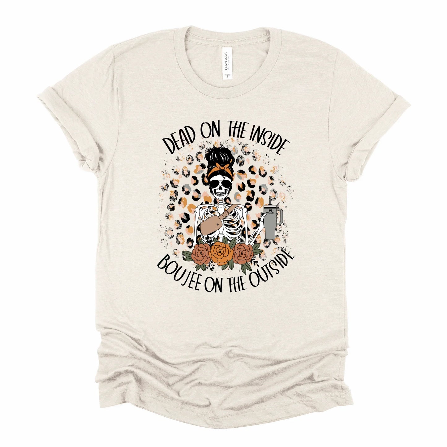 Dead inside Boujee outside Graphic Tee - 3 colors