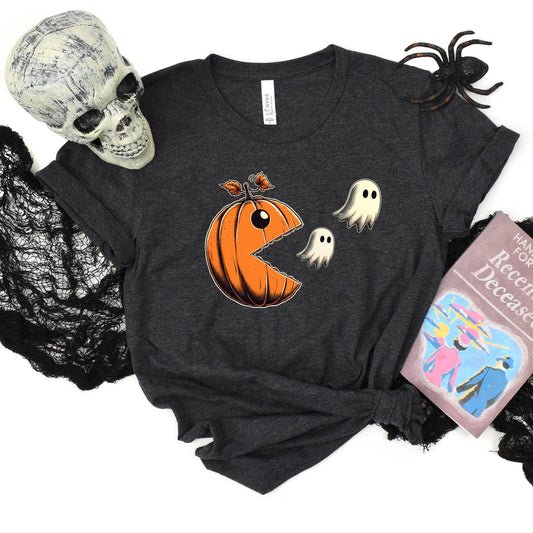 Pumpkin Pac Ghosts Graphic Tee - 2 colors