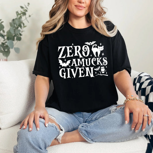 Zero Amucks Given Graphic Tee - 3 color options