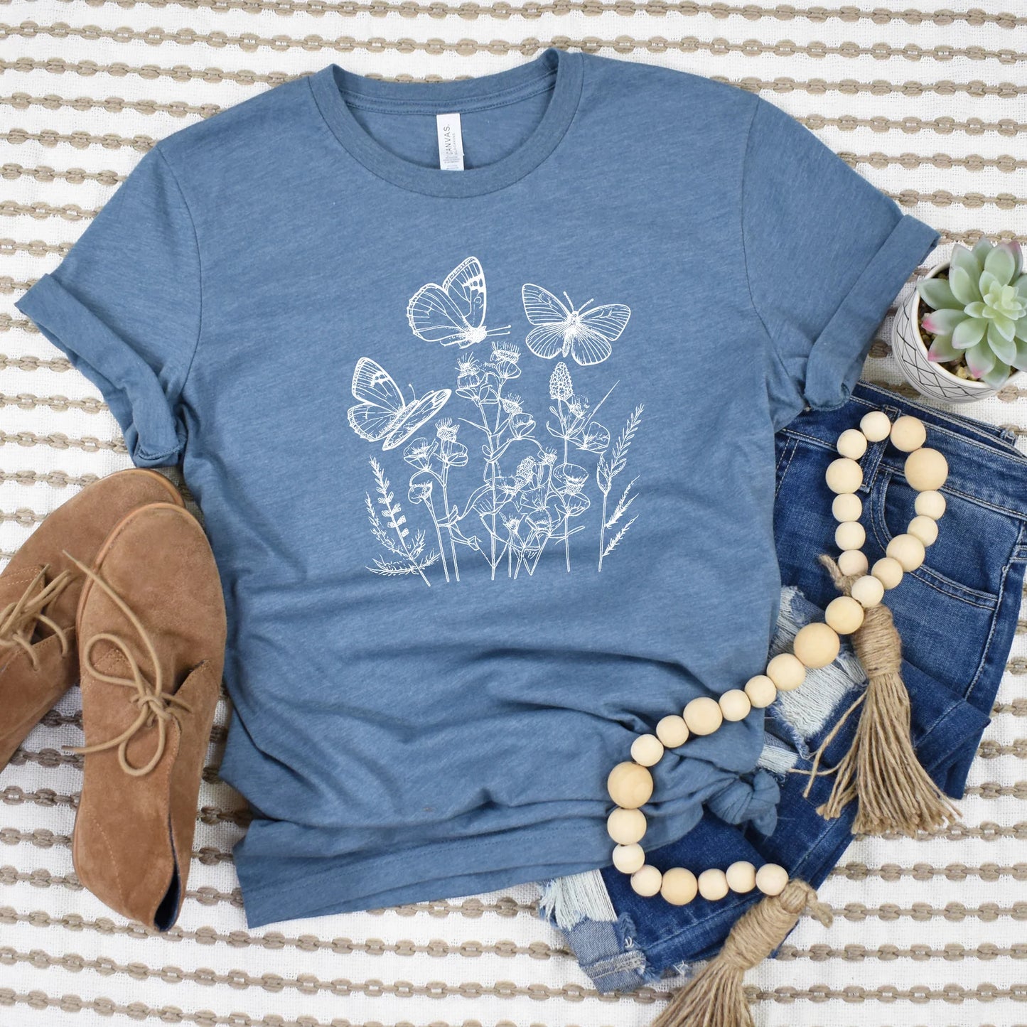 Wildflowers Bloom Graphic Tee - 4 colors